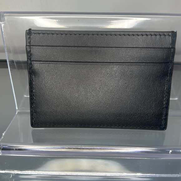 Gucci Black Cardholder with Gold Lettering, Brand New - Picture 2 of 3